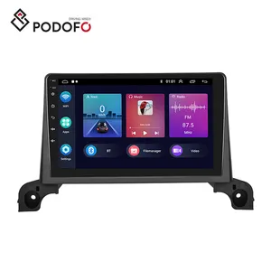 Podofo Android11ダブルディンカーラジオ9インチオートラジオプジョー4008/5008 2017-2019 Carplay Android Auto BT GPS WiFi