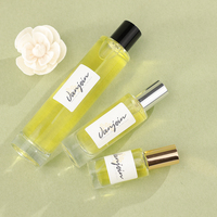 Botol Parfum Kaca Silinder Bening 20ml/35ml/110ml Laris Manis, Semprotan Halus, Tutup Ulir, Logo Custom, Krim Perawatan Kulit