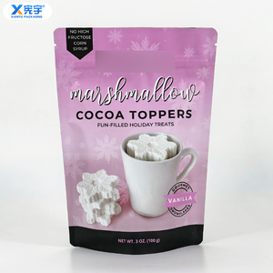Sacs d'emballage alimentaire personnalisés avec logo imprimé, scellables à chaud, anti-odeur, à fermeture éclair, en Mylar, pour bonbons, fruits gélifiés, chocolat, <span class=keywords><strong>chewing</strong></span>-<span class=keywords><strong>gum</strong></span> - Product Image 3