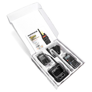 Radio bidirectionnelle Baofeng UV-5R double bande 136-174 MHz 400-520 MHz longue portée pour extérieur, IP54, antidérapante, portable - Product Image 3