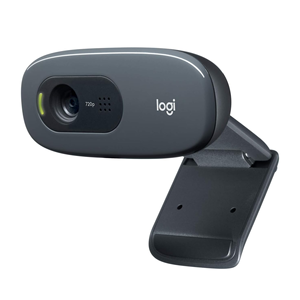 2025 Logitech <span class=keywords><strong>C270</strong></span> HD <span class=keywords><strong>Webcam</strong></span> 720p écran large HD appel vidéo Correction de la lumière réduction du bruit micro - Product Image 1