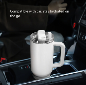 Gobelet isotherme intelligent avec paille, grande capacité 1200 ml, en acier inoxydable 316 - Articles ménagers intelligents >> Produits pour la maison connectée - Product Image 3