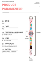 Set Jam Tangan Anak Kartun Olahraga Fashion untuk Anak Perempuan dan Laki-laki