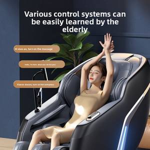 Moderner Luxus Elektrischer Luftdruck Tragbarer Faltbarer Fuß- und Ganzkörper-<span class=keywords><strong>Shiatsu</strong></span> 4D Zero Gravity Heizender Rollender Massagesessel - Product Image 3