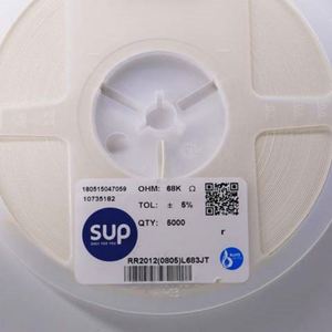 Manufacturer Direct RR2012 0805L683JT 0805 2012 Resistors Chip Resistors SMD Resistors 68Kohm 5% 1/8W Thick <b>Film</b> Resistor - Product Image 1
