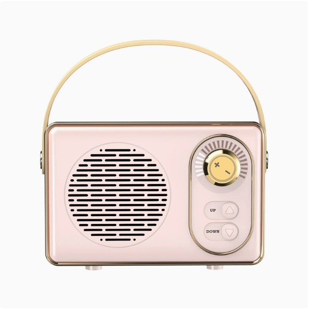 Retro Mini  Speaker, USB Mini Outdoor Portable Speaker with TF Card, High Quality with FM Radio.