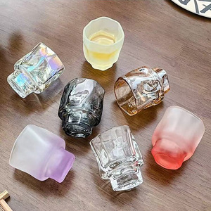 Vaso de chupito clásico de base pesada y diseño retorcido, 60 ml, de vidrio sin plomo, mini vaso para restaurante, bar, uso profesional, decoración <span class=keywords><strong>del</strong></span> hogar y fiestas - Product Image 4