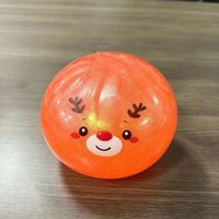 Jouet Squishy Boulette de Noël Scintillante, Boîte Mystère, Anti-stress, Fidget Kawaii, Cadeau de Fête de Noël pour Enfants