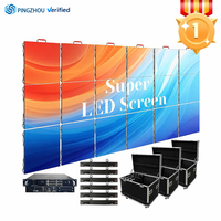 Pantalla LED de Alquiler Popular para Video Wall P3.91 P4.81, Pantalla LED para Exteriores, Escenarios, Conciertos, Eventos, Bodas, Iglesias, Panel LED HD de 500x500mm IP65