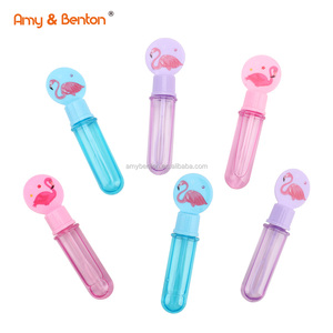 6pcs tangible capturable burbujas juguetes Mini Flamingo burbuja varitas burbuja para la fiesta de cumpleaños de bolsas - Product Image 3