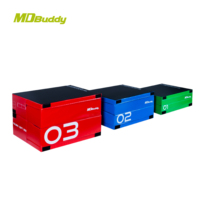 Boîte portable pliable mdbouddha, boîte en plastique, combinée