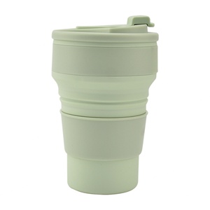 High Quality Custom Portable Reusable Eco-Friendly Silicone <b>Collapsible</b> <b>Water</b> <b>Bottle</b> Thermal Insulation for Promotional Business - Product Image 4
