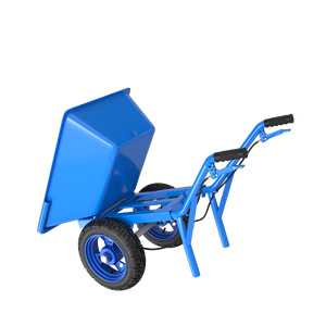 Carros de mano con carros de freno, carretillas de metal resistentes para construcción de jardín, herramientas de carretilla de acero - Product Image 3