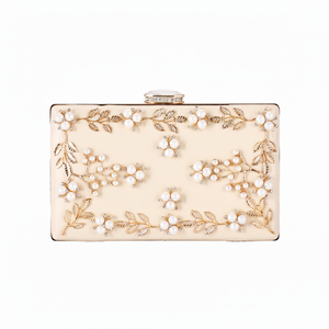 กระเป๋าไม้ทำมือแบบอินเดีย กระเป๋าไม้สะพายไหล่ กระเป๋าไม้ถือ กระเป๋าคลัทช์ - Product Image 1