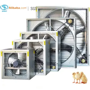 Ventilateur d'extraction de volaille industriel en gros refroidissant l'équipement de ventilation d'air de bétail de serre