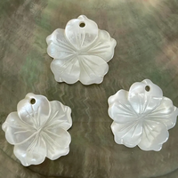 10mm,20mm,30mm sculpté vadrouille Hibiscus perles nacre Plumeria perles sculpté à la main vadrouille coquille fleur