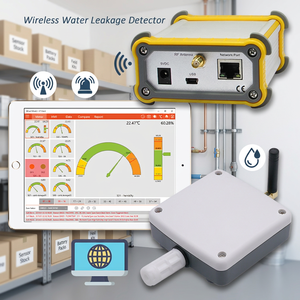 64 canaux sans fil gsm alarme de sécurité boîtier extérieur télécommande détecteur de fuite d'eau - Product Image 1
