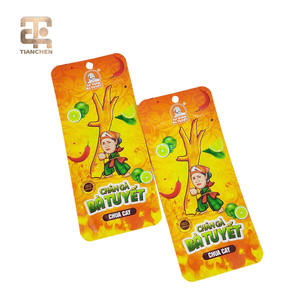 Sacs en plastique personnalisés à trois soudures latérales, étanches à l'humidité, avec soufflet latéral, impression en héliogravure, pour l'emballage alimentaire (lait et chewing-gum) - Product Image 3