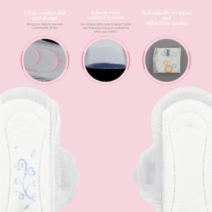 Serviette <span class=keywords><strong>hygiénique</strong></span> de nuit confortable et douce Maxi Extra Breathe <span class=keywords><strong>pour</strong></span> adolescents - Product Image 3