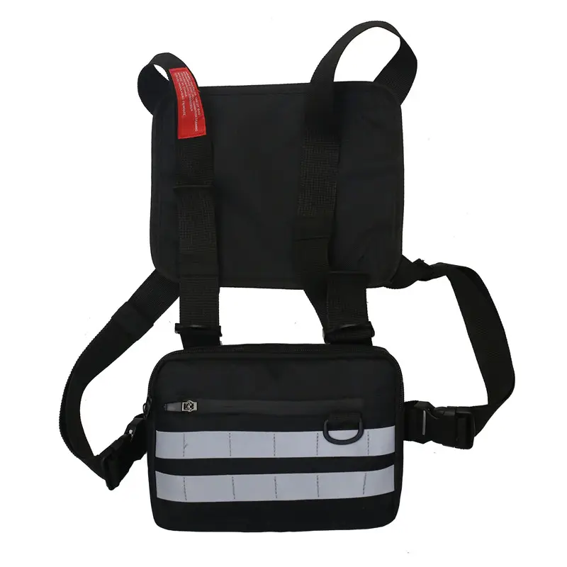 Wholesale Fashion Reflective Unisex Waterproof Tactical Vest Conditioning Chest Pack rig bag