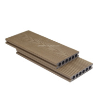 Planches de terrasse en WPC co-extrudé 1.5 Gen 25*140mm, imperméables, ignifuges, modernes, à clipser, revêtement composite extérieur, garantie 5 ans