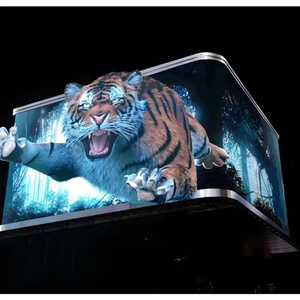 Pannello Pubblicitario LED 3D Gigante per Esterni, Schermo Video LED P5 P6 P8 P10 HD a Visione Diretta con Angoli, per Cartelloni Pubblicitari - Product Image 2