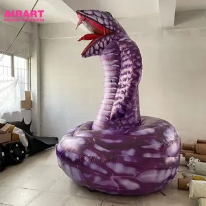 Cobra inflável gigante da festa, constrictores infláveis da boa