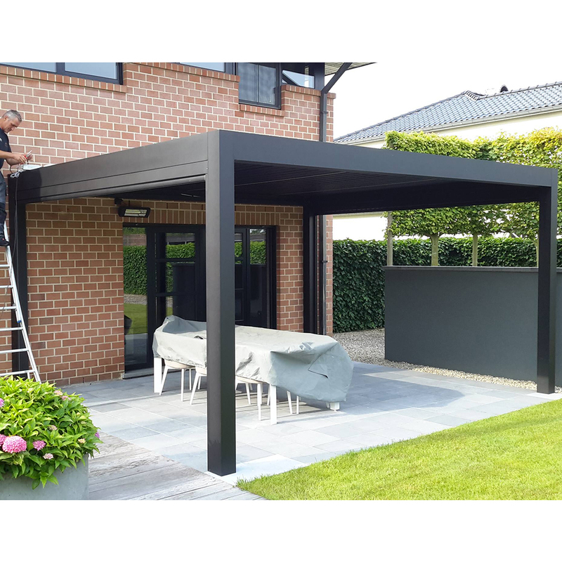 Customized Retractable Pergola Gazebo Courtyard Sunshade