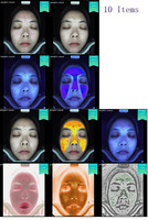 Analyseur de peau numérique intelligent avec capteur d'alignement automatique du visage et analyse complète de l'état de la peau 3D