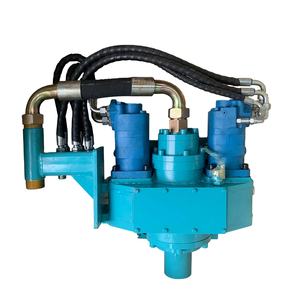 High-Dth Stalen Waterput Boorinstallatie Hydraulische Graafmachine Roterende Hamer Compressor Aansluiting Rock Boorapparatuur Power Head - Product Image 1