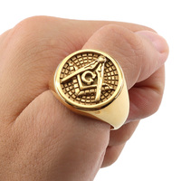 Bague en acier inoxydable pour hommes, bijoux fins, tendance Hip Hop, motif ancre de Pirate, vente en gros