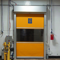 Porte de garage électrique à enroulement anti-poussière Passage rapide Rideau souple Ascenseur de fret Levage automatique Matériel PVC