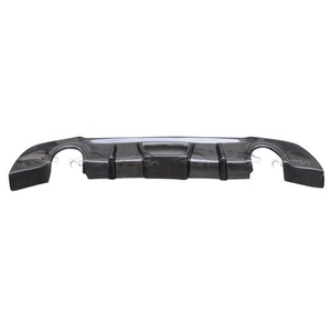 Difusor de Carbono Estilo V, Alerón Trasero para Parachoques, Aletas Divisoras para BMW E92 E93 M Tech 2008-2014 - Product Image 6