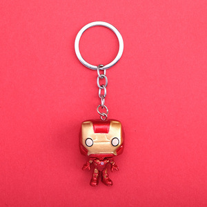 Llavero de Resina Versión Q de Héroes Más Vendidos: Iron Man, Spider-Man, Thor, Pantera Negra - Colgantes Pequeños para Comercio Exterior - Product Image 2
