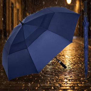 Promotion Gift Customize Breathable Double Layer Extra <b>Large</b> Size Long Handled Wind-Proof Golf <b>Umbrellas</b>-Factory Outlet <b>Umbrella</b> - Product Image 1