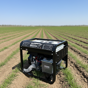 Générateur diesel à châssis ouvert 11000, puissance maximale 10 kW, monophasé/triphasé, démarrage électrique avec roues - Product Image 1