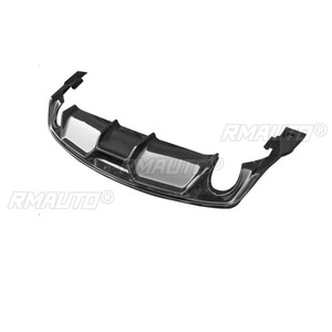 Real Carbon Fiber Look Car Rear Bumper Lip Rear Bumper <b>Splitter</b> For Ford Mustang 2015-2017 Body Kit Car Accessories - Product Image 6