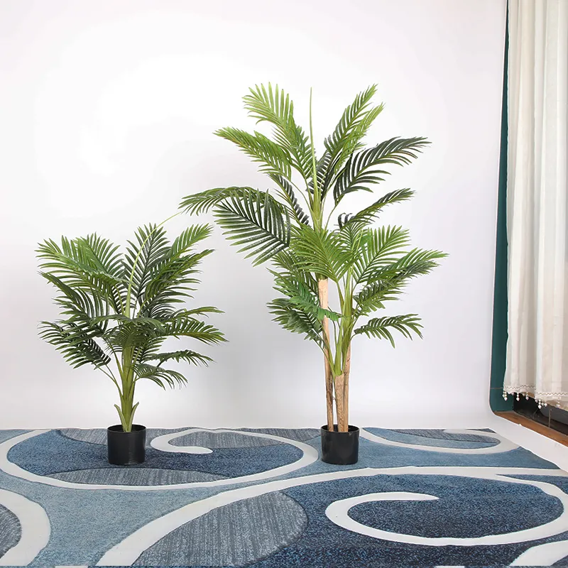 Décoration de table pour la maison bonsaï plante arbre artificiel en pot palmier artificiel pour l'intérieur