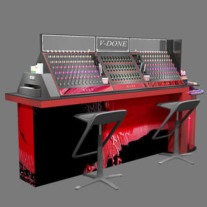 من المصنع مباشرة مستحضرات التجميل الفاخرة العناية بالبشرة ماكياج مول كشك مخصص التصميم الداخلي العطور العلامة التجارية متجر معدني دائم - Product Image 6