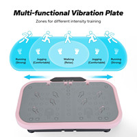 Plate-forme d'entraînement du corps entier ABS Machine minceur exercice Fitness vibrant plaque de Vibration à direction verticale