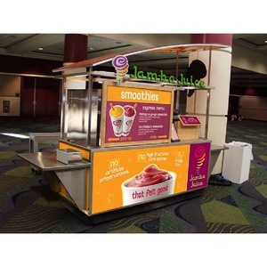 Centro commerciale di Aeroporto di Succo di Succo di Frutta Fresca <span class=keywords><strong>Bar</strong></span> di Design Con Attrezzature Contatore Chiosco - Product Image 2