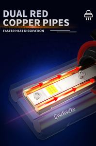 2025 nueva llegada 150W 40000LM bombillas de coche Led Canbus H4 H1 H11 H8 9005 faro Led H7 tubo de cobre lámpara Led - Product Image 4