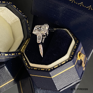 <span class=keywords><strong>Bague</strong></span> de fiançailles élégante en or massif 18 carats <span class=keywords><strong>avec</strong></span> <span class=keywords><strong>diamant</strong></span> de laboratoire certifié IGI, <span class=keywords><strong>1</strong></span> <span class=keywords><strong>carat</strong></span>, VS1, blanc, taille émeraude/ovale - Product Image 4