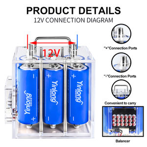 <span class=keywords><strong>2026</strong></span>년 신형 Yinlong 6C LTO 12V 40ah 배터리 팩 충전식 원통형 리튬 티타네이트 배터리 66160 6S1P 자동차 오디오 태양광용 - Product Image 6