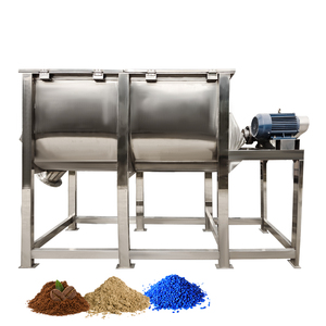 Mesin Pencampur <span class=keywords><strong>Horizontal</strong></span> <span class=keywords><strong>Ribbon</strong></span> 500L-1000L 5kW untuk Industri, Bubuk Beras, Bahan Kimia, Cairan, Motor Stainless Steel, Otomatis - Product Image 2