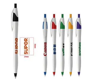 Custom Cheap Plastic Rebound Ballpoint Pens Solid Promotional Orange Logo Ball Pen with Your Logo