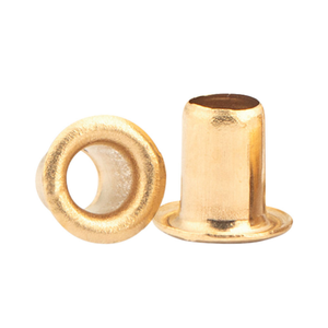 10 pièces/sac Rivets tubulaires creux en laiton M0.9 M1.3 M1.5 M1.7 M2 M2.5 M3 M3.5 M5 M6 Type tubulaire GB876 Grade 4.8 - Product Image 1