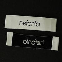 Prix usine damassé Satin marque étiquettes Logo personnalisé étiquette étiquette personnaliser tissé Patch tissu étiquette pour vêtements imprimer
