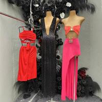 Lot de robes décontractées imprimées d'occasion en gros – Expédition aléatoire