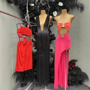 Inventario al por mayor usado casual suelto <span class=keywords><strong>vestidos</strong></span> estampados lote mixto al por mayor envío aleatorio - Product Image 3